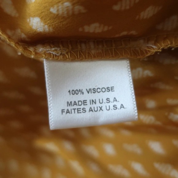 MISA Halter Midi Dress Asya Pom Pom Trim Marigold Block Print Size Small - Picture 6 of 7